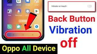 oppo mobile side back button vibration settings | back button vibration of oppo mobile