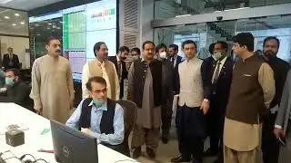 Usman buzdaar visited corona control room head office