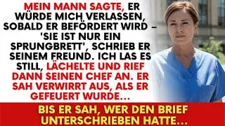 Mein Mann stahl mein Erbe, also unterschrieb ich seine Kündigung.