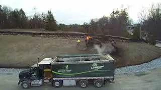blower truck soil spreading