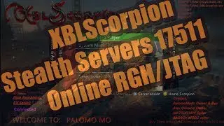 XBLScorpion 3.0  Stealth Servers 17511 BY PalomoModz For JTAG/RGH ONLINE Dashboard 17511 Xbox 360