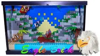 Robo Fish and Lego in Real Aquarium