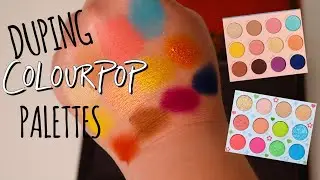DUPING NEW (ISH) COLOURPOP PALETTES