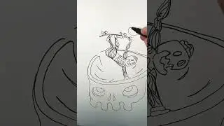 High risk doodle - straight to ink. I hope it is ok. #art #doodle #ink