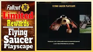 Fallout 76 Limited Rewards | Flying Saucer Playscape Camp Item (Season 1 Rank 25)