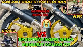 Ngeri Adu Engker + Limit Knalpot Samlong Sarbor 100k Draco Vs Afr Di Motor Beat Std Kirian