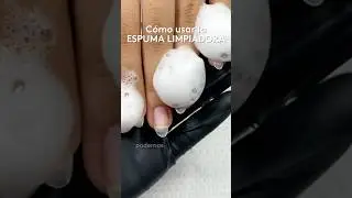 Aprende a USAR la ESPUMA para U&Ntilde;AS 🫧 #espumalimpiadora #u&ntilde;aslimpias