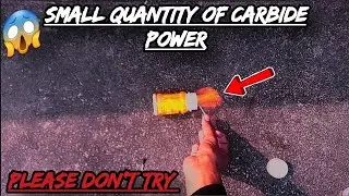 Small Quantity Of Carbide Power Test | ये क्या हो गया 😱