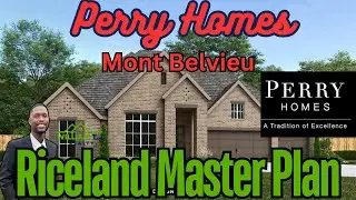 Stunning Riceland Masterplan Community in Mont Belvieu, Texas  Luxury 4Beds 4Baths by Perry Homes