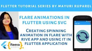 How to Create Spin Animation in Flare using SVG in Rive App and use it in Flutter Application