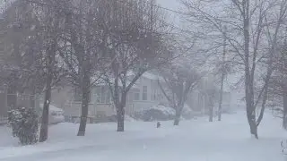 Blizzard!! Snow Storm!! 2017 New Jersey