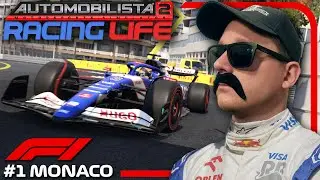 F1 Career Mode&hellip;in Automobilista 2? (AMS2 RACING LIFE - F1 with Bulk Brogan - R1 Monaco)
