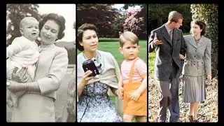 ❤️💕Семейные фотографии королевы Елизаветы | Золотые воспоминания королевской семьи #тренды #мода ...