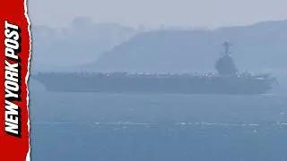 USS Gerald R. Ford Spotted in Mediterranean Sea as Iran Strike Fears Grow
