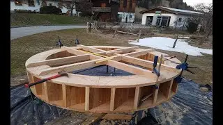Neues Wasserrad in Schwaighof