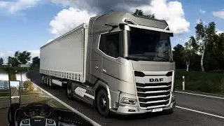 New DAF XG+ 2021 - MirrorCam Interior - Driving in Baltic States (ETS2 1.41)