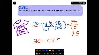 Calculating the Sale Price
