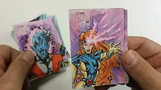 2025 Topps Finest X-Men 97 Trading Cards (Sketch Cards) - Mixed Media Artwork - #2025 #art #drawing