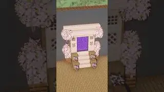 Cherry Blossom Nether Portal Minecraft!