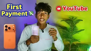My first youtube payment 🤑💸 🥺 || Youtube earning