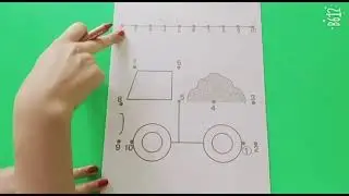 Number based Drawing and colouring