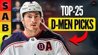 Top 25 Defenseman Rankings & Tiers - Fantasy Hockey 2025