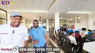 I VISITED THE MAN WHO IMPORTS CARS FOR DIASPORIANS TO KENYA HE WAS AT WORK  KWELI HARD WORK PAYS