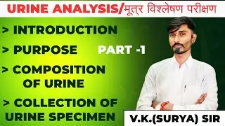 Urine Analysis | मूत्र विश्लेषण परीक्षण | Introduction, Purpose & Collection