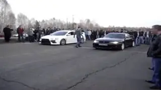 Mitsubishi Lancer Evolution vs Nissan Skyline 2015