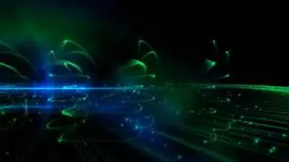 4K 60fps Blue Green Space Travel View 2160p Motion Background
