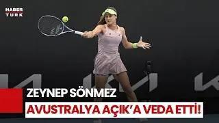 Milli Tenis&ccedil;i Zeynep S&ouml;nmez, Avustralya A&ccedil;ık'a 3. Turda Veda Etti