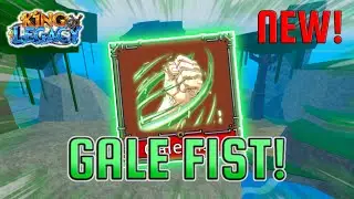 Как получить новый стиль боя GALE FIST | King Legacy [Обновление 8]