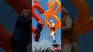 Trump & Modi Battle Tariff Balloons 😂🎈 | Political Comedy #shorts #Trump #Modi #Comedy #Shorts