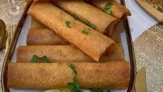 بوراك بحشوة دجاج مفرمجة بنينة