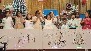 Jingle bells song choreography by Sunday school kids #christmas songs#2025