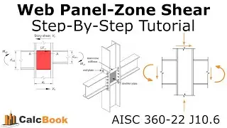 Web Panel-Zone Shear (AISC 360)