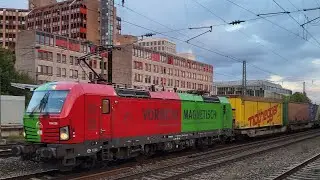 Zugverkehr in München-Heimeranplatz: Mit den TXLogistik-Vectron 