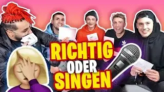 RICHTIG oder SINGEN!!! | mit CrispyRob, Danergy, Falco & Filipe
