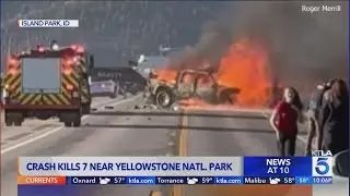 7 dead after truck and tour van collide near Yellowstone National Park