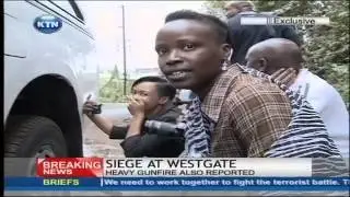 Live Exchange of fire at Westgate Shopping Mall -  Exclusive