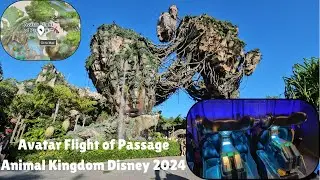 Avatar Flight Of Passage Pandora Walk-through Ride | Animal Kingdom Disney 2024
