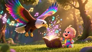 Eagle Soars on Music Roads 🦅🎵 Fun Adventure Song for Kids | Imaginative Playtime Rhyme