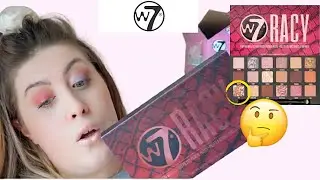 NEW W7 RACY EYESHADOW PALETTE REVIEW| HUDA NAUGHTY NUDE DUPE?!
