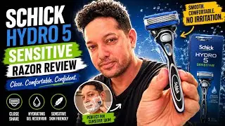 Бритва Schick Hydro 5 Sensitive | Лучшая бритва с картриджами для чувствительной кожи 4K
