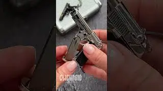 Beretta Detachable Keychain - Silver Edition 11  #miniature  #diy #toys  #csgo  #military #shorts