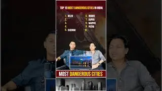 10 Most Dangerous Cities In India🤯 #delhi #mumbai #gurugram