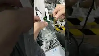 Thin Wire Folding Labeling Machine#labelingmachine #labeler