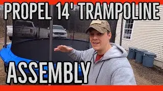 Сборка батута Propel 14 FT|Настройка.