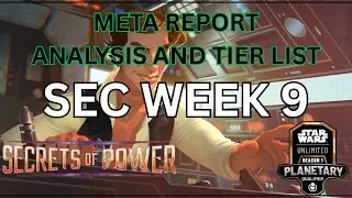 SEC Week 9 Meta Report, Analysis, and Tier List Update