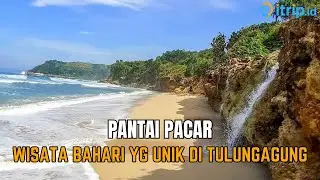 Pantai Pacar Tulungagung: Pantai Indah dengan Air Terjun Eksotis yang Langsung ke Laut